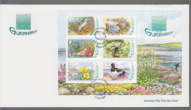 Guernsey 2006 Ramsar miniature sheet,  Mint NHM