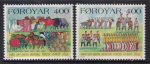 Faroe Islands 274-275 MNH VF