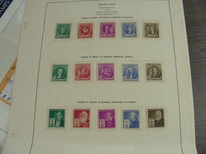 US, accumulation of Stamps & others hinged/mounted on remainder pages, others