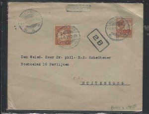 NETHERLAND INDIES  COVER (PP0811B)  1923 INTERNAL COVER   POSTAGE DUE 15C 