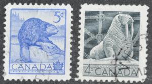 DYNAMITE Stamps: Canada Scott #335,336  USED
