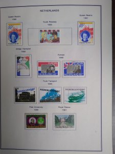 collection on pages Netherlands 1980-89 CN: CV $50