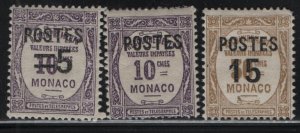 MONACO, 131-133 MINT HINGED