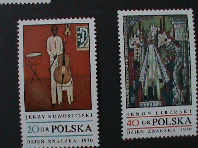 ​POLAND-1970 SC#1763-70 -STAMP DAY- FAMOUS POLISH PAINTINGS -MNH-VF LAST ONE