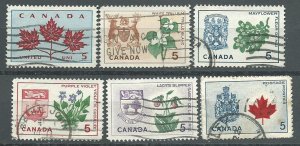 Can #417-21, 424, 426, 429A    u   VF 1964 PD