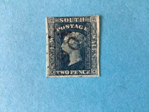 New South Wales 1856 Imperf Two Pence Stamp R46324
