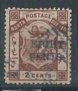 70672 -  NORTH BORNEO  - STAMP : Stanley Gibbons # 52 -  Fine  USED