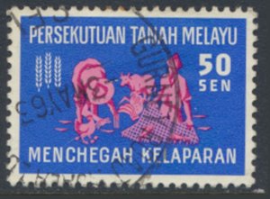 Malaya Persekutuan Tanah Melayu SC# 113  Freedom from Hunger Used see scans