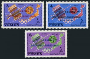 Yemen Kingdom 179A-181A,179B-181B,Bl.23a,MNH.ITU-100,1965.Gemini V.Cooper,Conrad