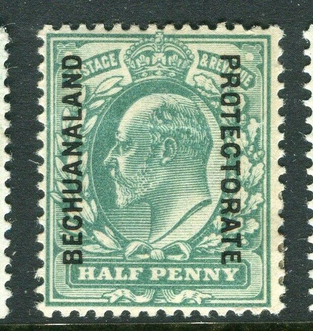 BECHUANALAND; 1904 early Ed VII issue fine Mint hinged Shade of 1/2d. value