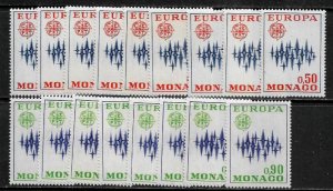 Monaco #831-2 MNH Set - Europa - Wholesale X 8
