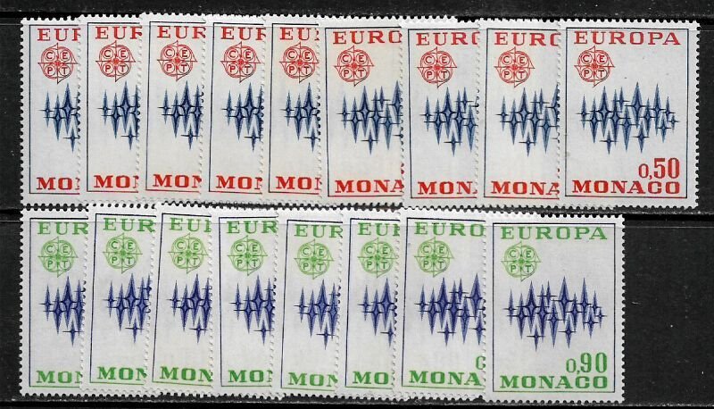 Monaco #831-2 MNH Set - Europa - Wholesale X 8