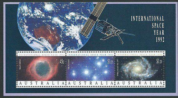 AUSTRALIA 1992 Space Year souvenir sheet MNH...............................40944