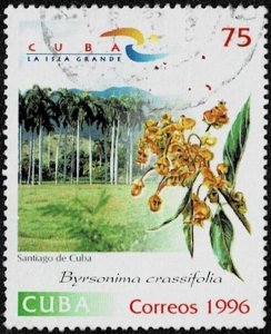 1996 Cuba Scott Catalog Number 3763 Used