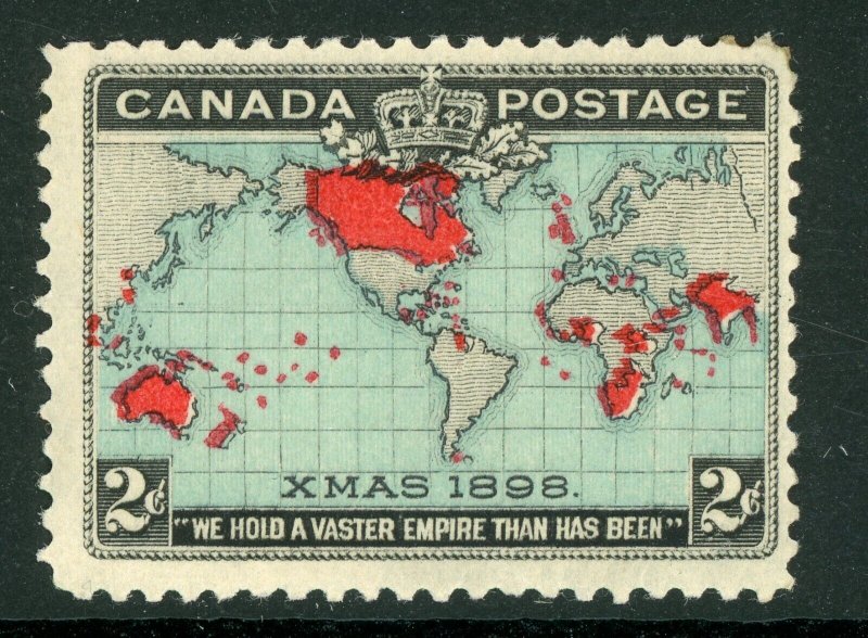 Canada 1898 Penny Post Christmas Scott #86 Blue MNH F95 