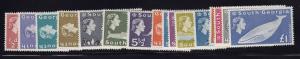 S. Georgia Scott # 1 - 16 set VF OG never hinged nice color cv $ 275 ! see pic !