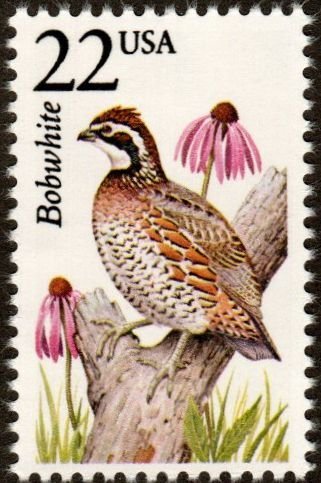 United States 2301 - Mint-NH - 22c Bobwhite Quail (1987) (cv $1.00)