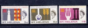 St. Helena Sc#192-194 UNESCO 20th Anniversary (1966) MNH