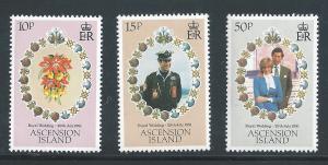 Ascension #294-96 MNH 