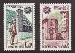 1979 French Andorra  Sc #269-70 Europa CEPT - MNH stamp set - Architecture