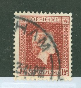 New Zealand #O101 Used Single