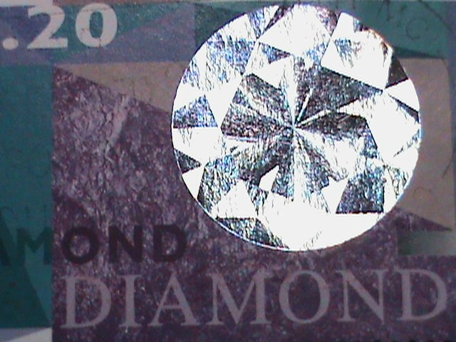 ​AUSTRALIA-LARGE HOLOGRAM-DIMON STAMP -USED VERY FINE LAST ONE-HARD TO FIND