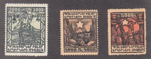 Armenia - 1922 - SC 306-08 - LH