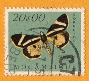 Mozambique Butterflies and Moths 20$00 1953 Used