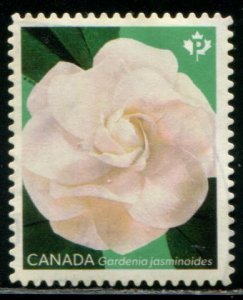 3170 Canada (90c) Gardenia Flowers SA bklt, used