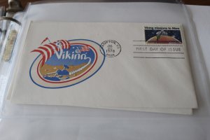 SPACE  COVER - VIKING FDC - NASA LOGO CACHET  SCOTT 1759  JULY 20, 1978