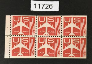 MOMEN: US STAMPS # C60a MINT OG NH BOOKLET PANE  LOT #11726