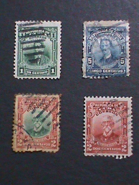 ​CUBA- VERY OLD CUBA STAMPS FAMOUS PEOPLE USED- VF  WE SHIP TO WORLD WIDE.