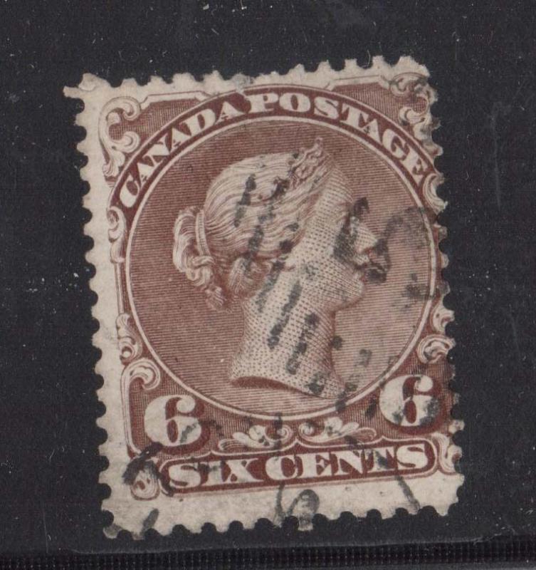 Canada #27 Used With 5 Numeral Cancel & CDS