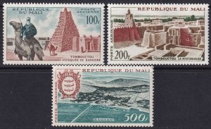 Mali 1961 Sc C12-4 air post set MNH**