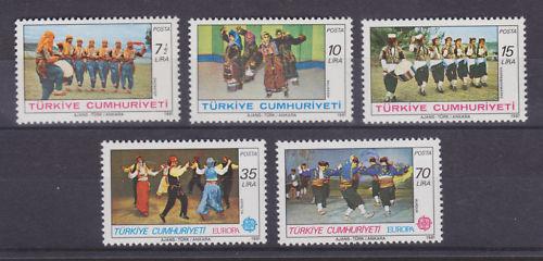 Turkey Sc 2175-2179 MNH. 1981 EUROPA cplt VF