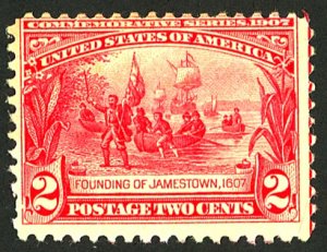 U.S. #329 MINT OG LH