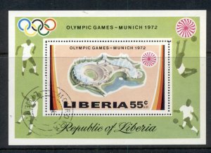 Liberia 1972 Summer Olympics Munich MS CTO