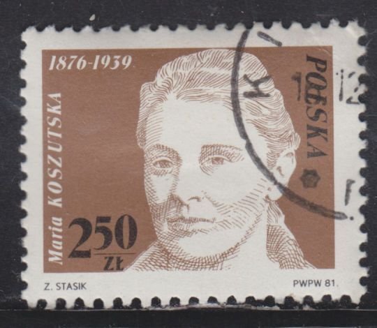 Poland 2485 Maria Koszutska 1981