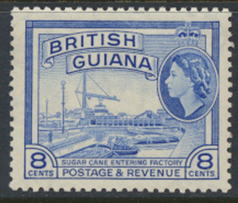 British Guiana SG 337 Mint Very Light Hinge  (Sc# 259 see details) ultramarine