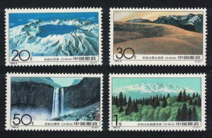 China Changbai Mountains 4v 1993 MNH SC#2453-2456 SG#3858-3861 MI#2487-2490