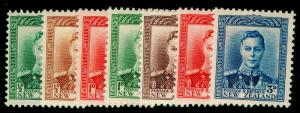 NEW ZEALAND SG603-609, COMPLETE SET, NH MINT. Cat £35.