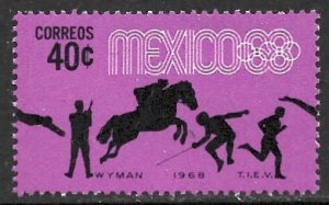MEXICO 1968 40c Pentathion Mexico City Olympic Games Issue Sc 991 MNH