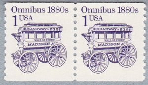 Pairs 1c Omnibus US 2225 DG, US 2225b (DG, SG,LGG) Lot (4) MNH