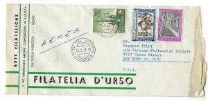 1963 Vatican To USA Airmail - 3 Stamps (OO133)