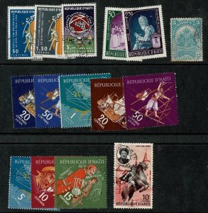 Haiti batch of 1960s misc