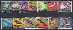 PITCAIRN 1967 Decimal overprint definitive set fine used ...................J911