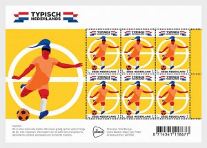 The Netherlands - Postfris/MNH - Sheet Typically Dutch, Football 2022