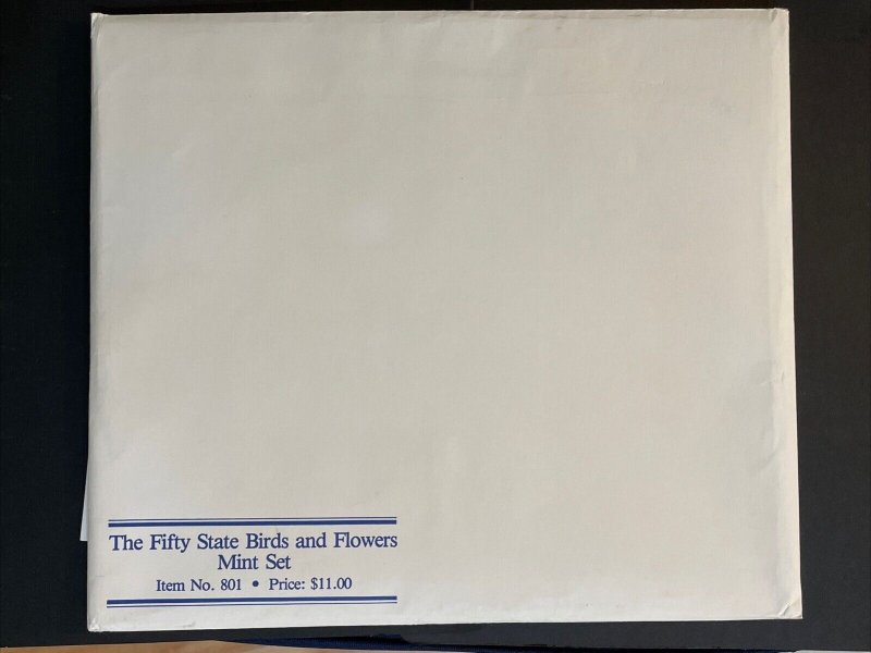 1982 USPS 50 State Birds and Flowers Mint Set Book with Stamps and Mounts 2002b
