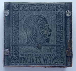New Zealand #146 King George V Catalog Metal Die Stamp Postage Cliché