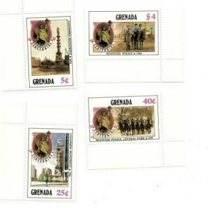 Grenada - 1986 - Statue Of Liberty - Set Of 4 Stamps - MNH